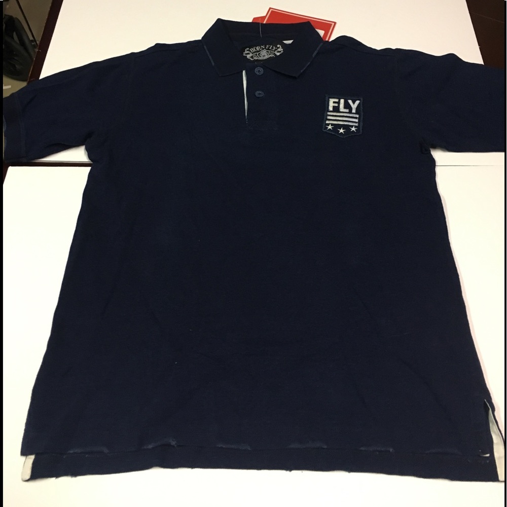 Denim polo Shirt Born Fly polo shirt 272